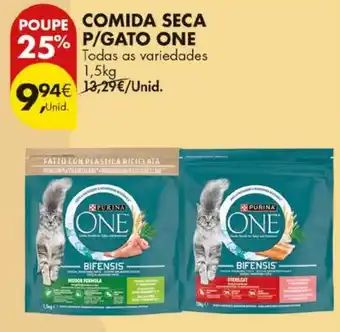 Pingo Doce comida seca p/gato one promoção