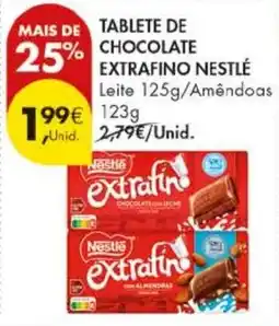 Pingo Doce Tablete de chocolate extrafino nestlé promoção