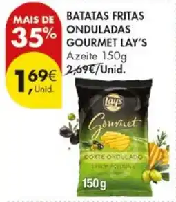 Pingo Doce batatas fritas onduladas gourmet lay's promoção