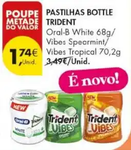 Pingo Doce Pastilhas bottle trident promoção