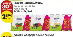 Pingo Doce Iogurte líquido de aroma mimosa promoção