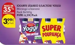 Pingo Doce Iogurte líquido s/lactose yoggi promoção