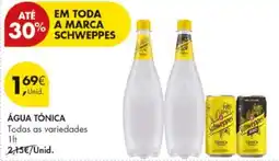 Pingo Doce Água tônica todas as variedades promoção