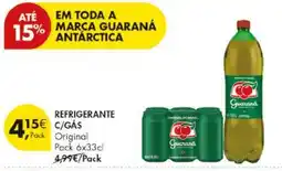 Pingo Doce refrigerante c/gás original guaraná antárctica promoção