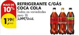 Pingo Doce refrigerante c/gás coca cola promoção