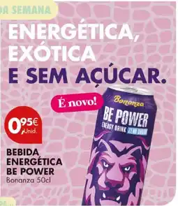 Pingo Doce Bebida energética be power bonanza promoção