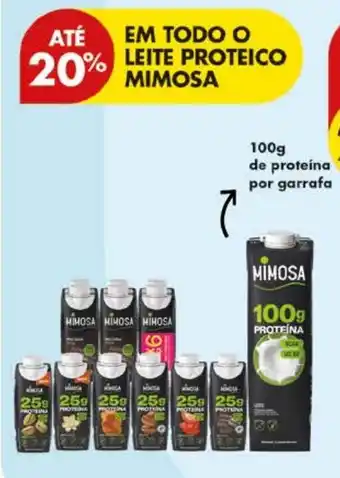Pingo Doce Leite proteico mimosa promoção