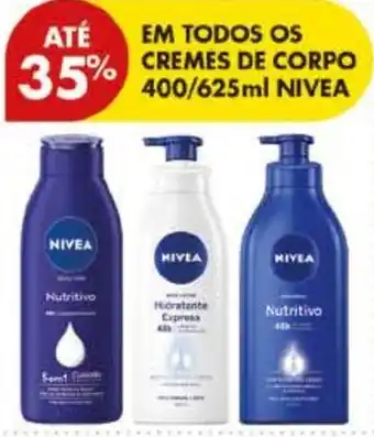 Pingo Doce cremes de corpo nivea promoção