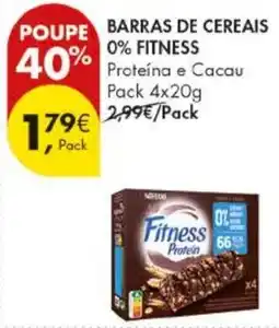 Pingo Doce Barras de cereais fitness promoção