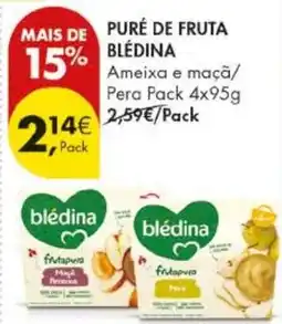 Pingo Doce Puré de fruta blédina promoção