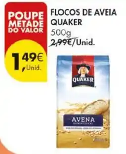 Pingo Doce Flocos de aveia quaker promoção