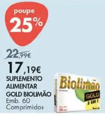 Pingo Doce Suplemento alimentar gold biolimão promoção