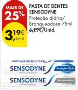 Pingo Doce pasta de dentes sensodyne promoção