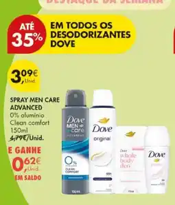 Pingo Doce Dove desodorizantes promoção