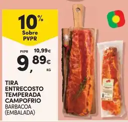 Continente Tira entrecosto temperada campo frio barbacoa (embalada) promoção