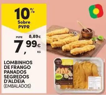 Continente lombinhos de frango panados segredos d'aldeia (embalados) promoção