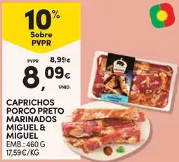 Continente Caprichos porco preto marinados migueL & migueL promoção
