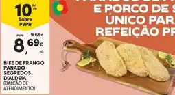 Continente Bife de frango panado segredos d'aldeia promoção