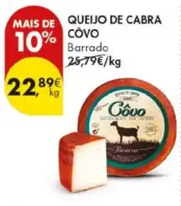 Pingo Doce Queijo de cabra côvo barrado promoção