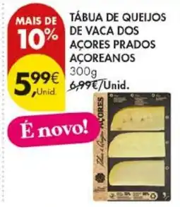 Pingo Doce Tábua de queijos de vaca dos Açores Prados Açoreanos promoção