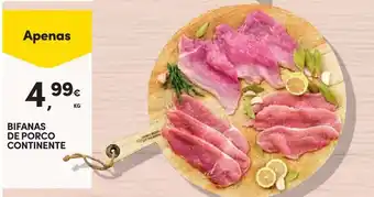 Continente Bifanas de porco continente promoção
