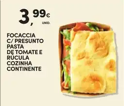 Continente Focaccia cozinha continente promoção