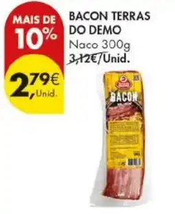 Pingo Doce Bacon terras do demo promoção