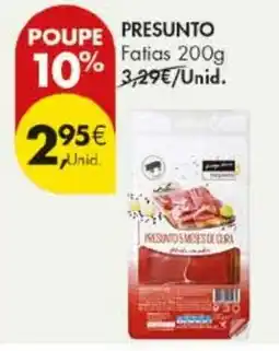 Pingo Doce Presunto S. Meses de Cura promoção