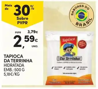 Continente Tapioca da terrinha hidratada promoção
