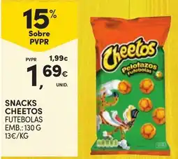 Continente Cheetos futebolas promoção