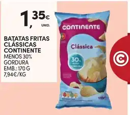 Continente batatas fritas classicas continente promoção
