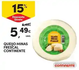 Continente queijo minas frescal continente promoção