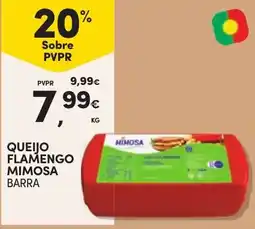 Continente Queijo flamengo mimosa barra promoção