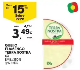 Continente queijo flamengo terra nostra promoção