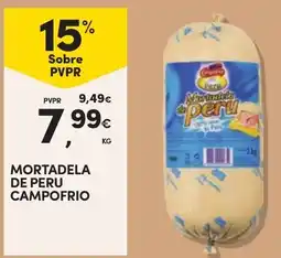 Continente Mortadela de peru campo frio promoção