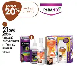 Pingo Doce paranix champô anti-piolhos e lêndeas express promoção