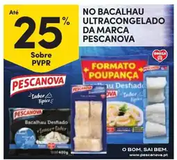 Continente Bacalhau desfiado pescanova promoção