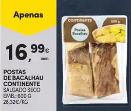 Continente postas de bacalhau continente promoção