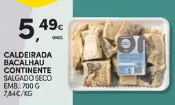 Continente Caldeirada bacalhau continente promoção