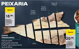 Continente Bacalhau graúdo de 1ª da noruega continente salgado seco inteiro promoção