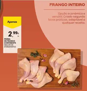 Continente Perna de frango continente promoção