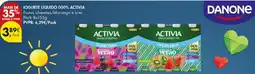 Pingo Doce Iogurte líquido 00% activia promoção
