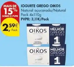 Pingo Doce Iogurte grego oikos promoção