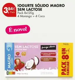 Pingo Doce Iogurte sólido magro sem lactose pingo doce promoção