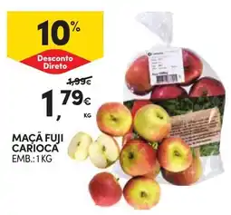 Continente Maçã fuji carioca promoção