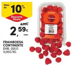 Continente Framboesa continente promoção