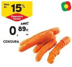 Continente Cenoura promoção