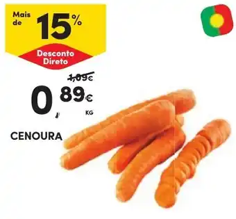 Continente Cenoura promoção
