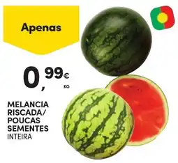 Continente melancia riscada/poucas sementes inteira promoção