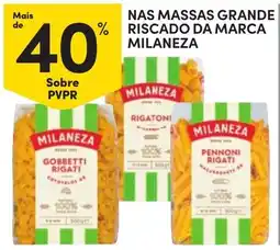 Continente Massas grande riscado da marca milaneza promoção